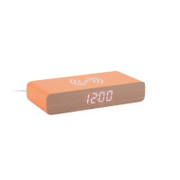 Budík Retro Flat LED Karlsson KA6039OR, 8cm